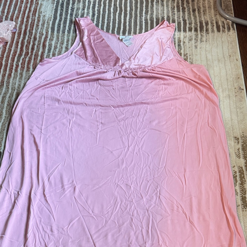 Vanity Fair Pink Sleeveless Dress